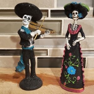 Dia de Los Muertos Mariachi Figures